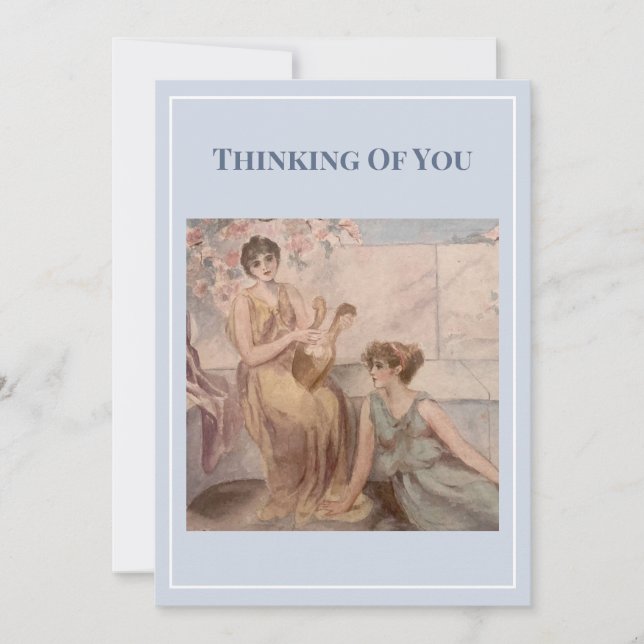 Carte «Classical Ladies – “Thinking of You”» (Devant)