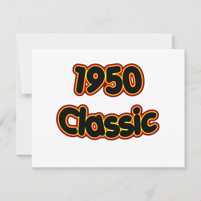Carte Classique 1950 (Devant)