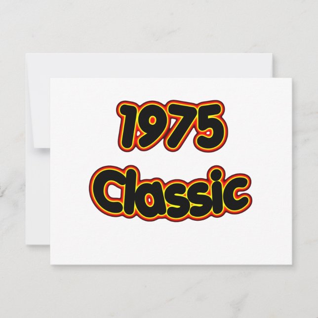 Carte Classique 1975 (Devant)