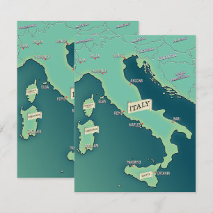 Carte Classique De L'Italie