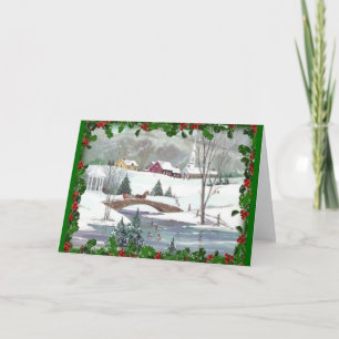 Carte classique de Noël
