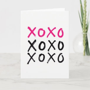 Carte Classique Je T'Aime Xoxo