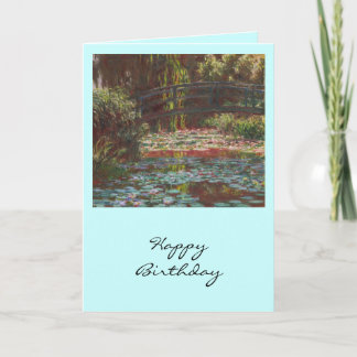 Carte Claude Monet