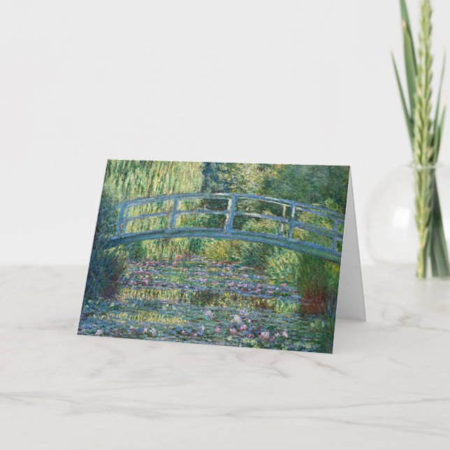 Carte Claude Monet - Bassin aux Nymphéas, Harmonie Verte (Devant)