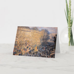 Carte Claude Monet - Boulevard des Capucines à Paris