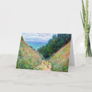 Carte Claude Monet : Chemin à La Cavee Pourville