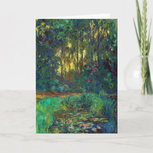 Carte Claude Monet - Coin d'étang avec des nénuphars