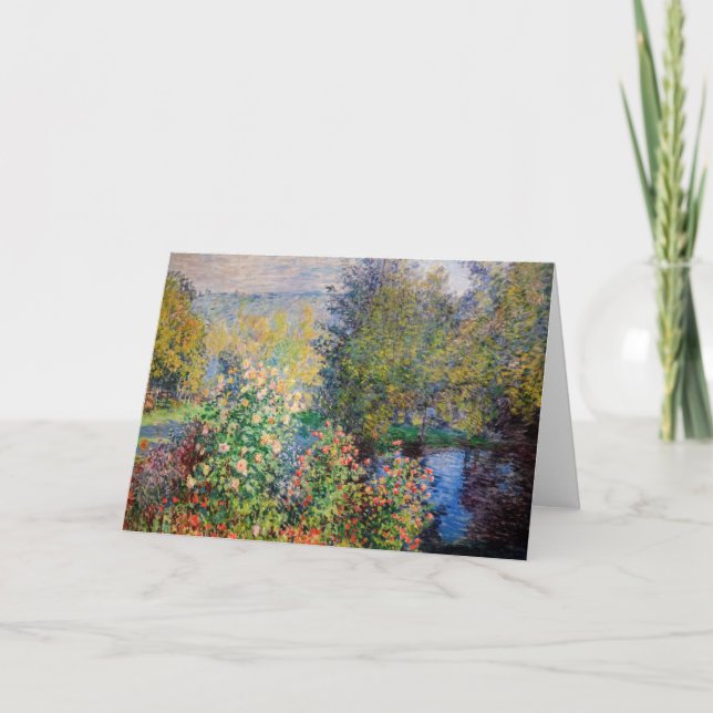 Carte Claude Monet - Coin du jardin à Montgeron (Devant)