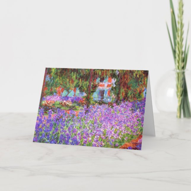 Carte Claude Monet Garden (Devant)