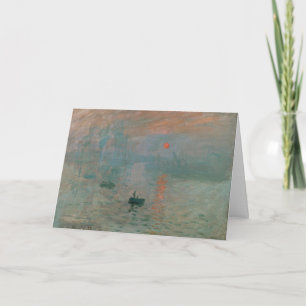 Carte Claude Monet Impression Soleil levant (soleil leva
