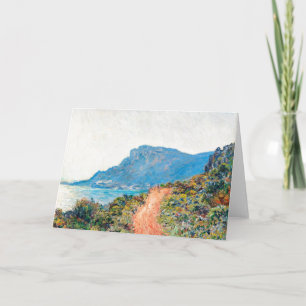 Carte Claude Monet La Corniche près de Monaco