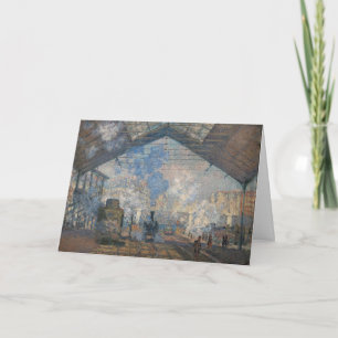 Carte Claude Monet - La Gare Saint-Lazare