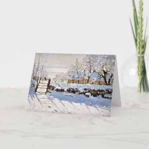 Carte Claude Monet, La Magpie,