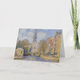 Carte Claude Monet - La Zuiderkerk, Amsterdam