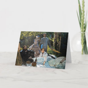 Carte Claude Monet - Le Déjeuner sur l'herbe, panneau de