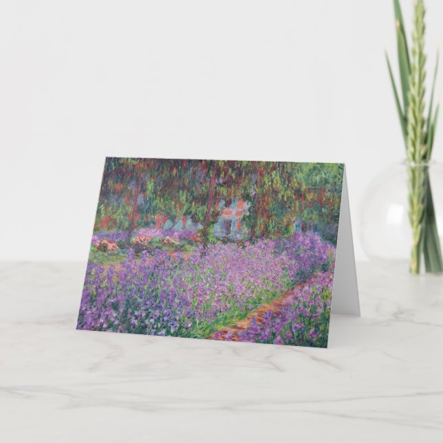 Carte Claude Monet | Le jardin de l'artiste à Giverny (Devant)