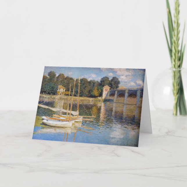 Carte Claude Monet - Le Pont d'Argenteuil (Devant)
