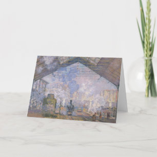 Carte Claude Monet   le St Lazare, 1877 de Gare