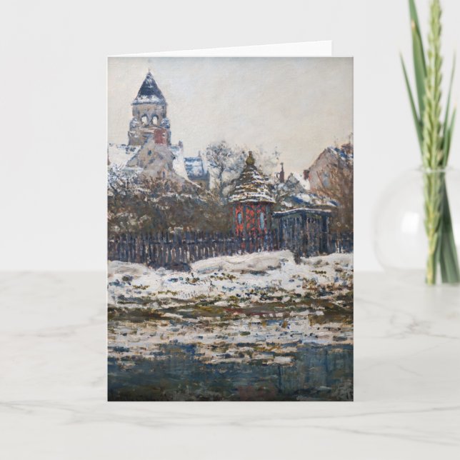 Carte Claude Monet - L'église de Vetheuil (Devant)