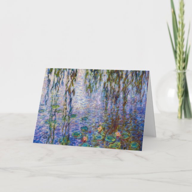 Carte Claude Monet - Lys d'eau (Devant)