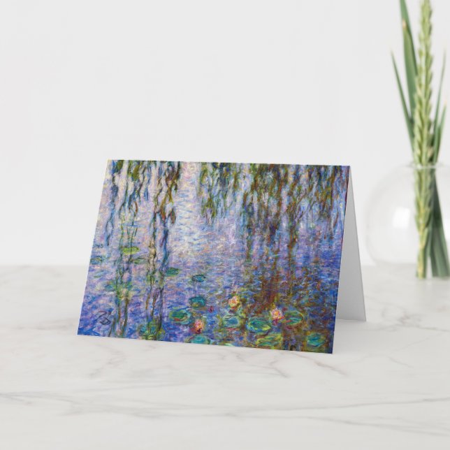Carte Claude Monet - Nymphéas (Devant)