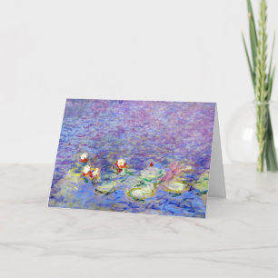 Carte Claude Monet - Nymphéas