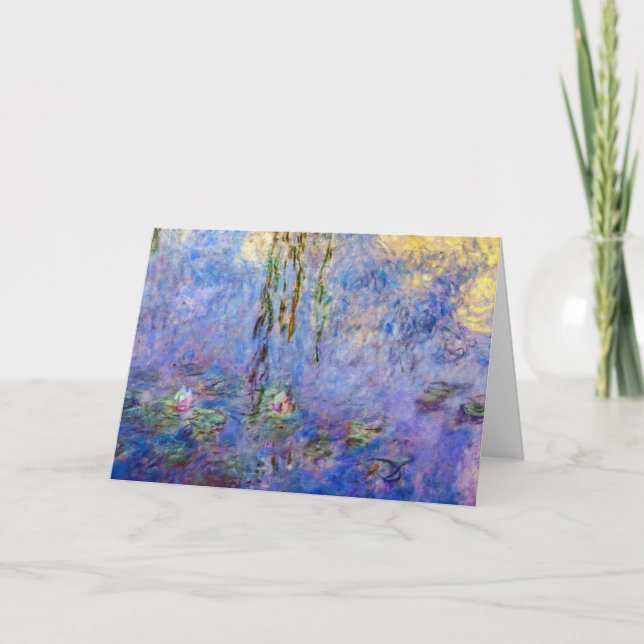 Carte Claude Monet - Nymphéas (Devant)