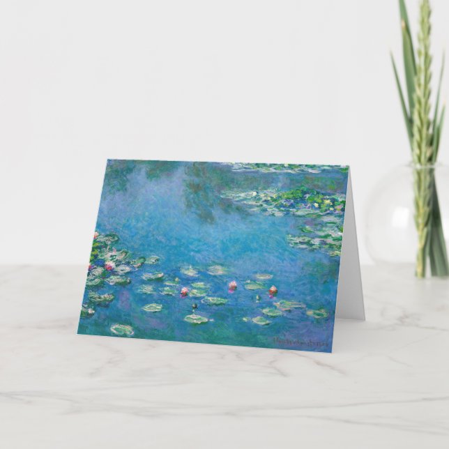 Carte Claude Monet - Nymphéas 1906 (Devant)