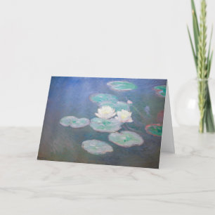 Carte Claude Monet - Nymphéas, Effet du soir