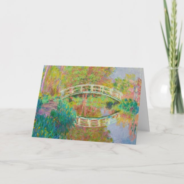 Carte Claude Monet - Pont Japonais, Giverny (Devant)