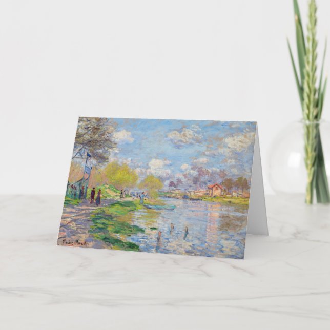 Carte Claude Monet - Printemps de la Seine (Devant)