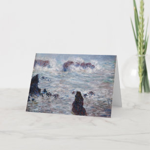 Carte Claude Monet - Tempête au large de la côte de Bell