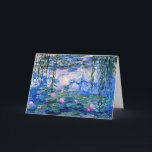 Carte Claude Monet - Water Lilies, 1919,<br><div class="desc">Claude Monet célèbre peinture,  Water Lilies,  1919.</div>