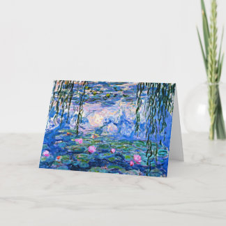 Carte Claude Monet - Water Lilies, 1919,