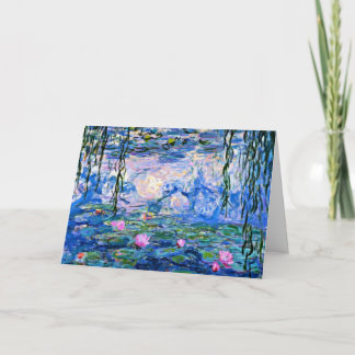 Carte Claude Monet - Water Lilies, 1919,