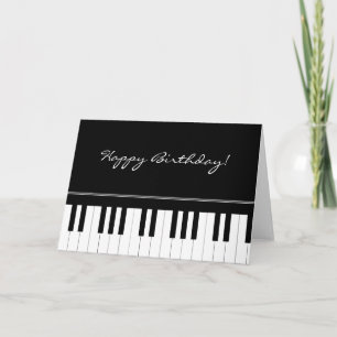Carte Clavier pour piano