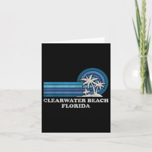 Carte Clearwater Beach Floride Famille Vintage Vac été