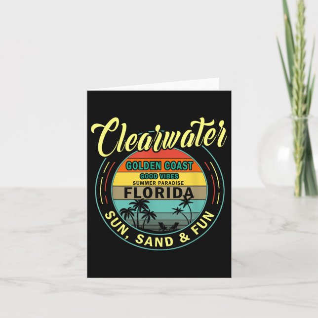 Carte Clearwater Beach Floride - Summer Clearwater Beach (Devant)