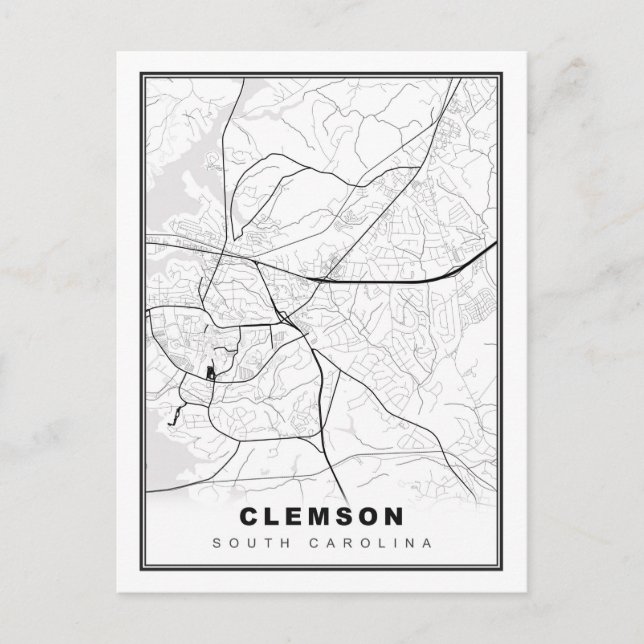 Carte Clemson (Devant)