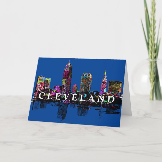 Carte Cleveland, Ohio en graffiti (Devant)