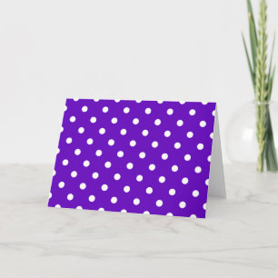 Carte Clever Purple Polka Dot Cards, Notecards, Stickers