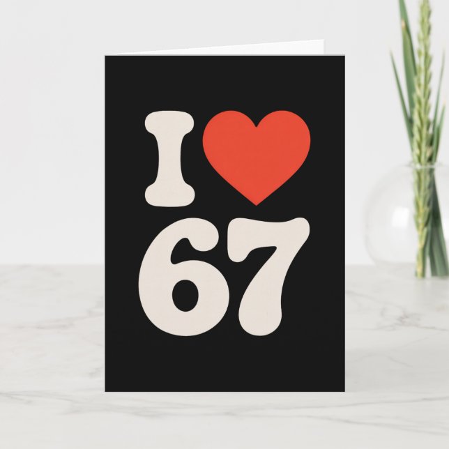 Carte Clic 67 Mème - J'aime Six Sept  (Devant)