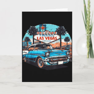 Carte Clic Car Bienvenue Vacances Las Vegas Été Hommes F