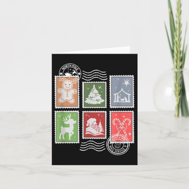 Carte Clic Stage Stamps Christmas Mail  (Devant)
