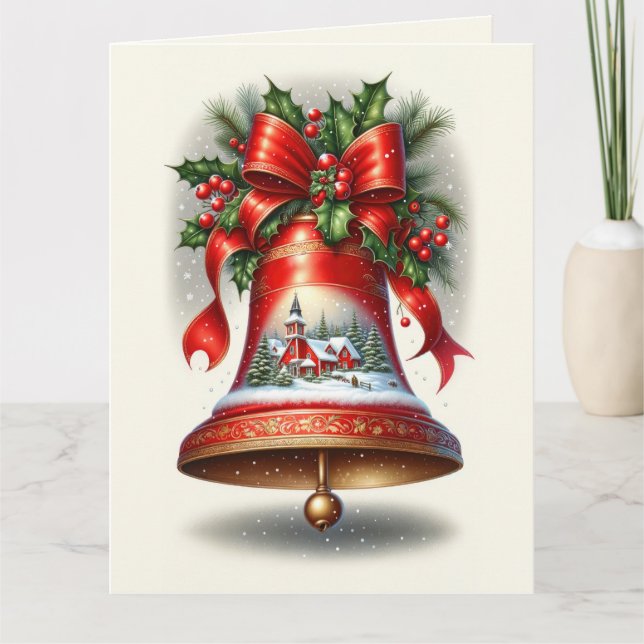 Carte Cloche de Noël Yuletide (Devant)