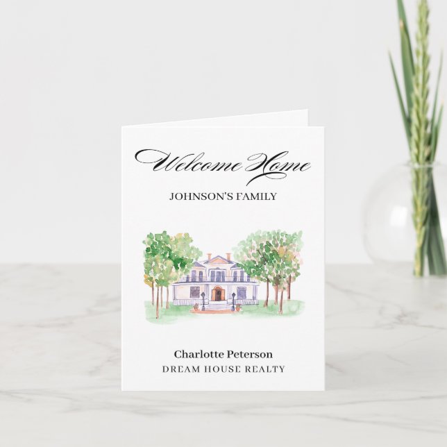 Carte Clôture de Welcome Home Real Estate (Devant)