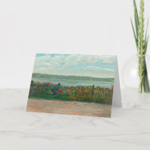 Carte clôture rose au lac Starnberg   Wilhelm Trübner