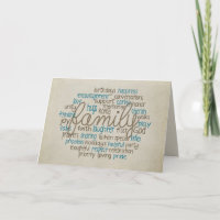 Cloud Parole De Famille Pour Anniversaire