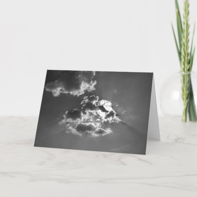 Carte Cloudscape / Noir (Devant)