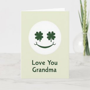 Carte Clover d'amour pour grand-mère